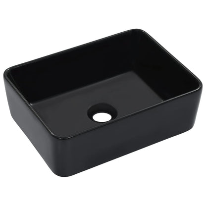 Baderomservant 40x30x13 cm keramikk svart
