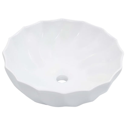Baderomsvask 46x17 cm keramikk Hvit