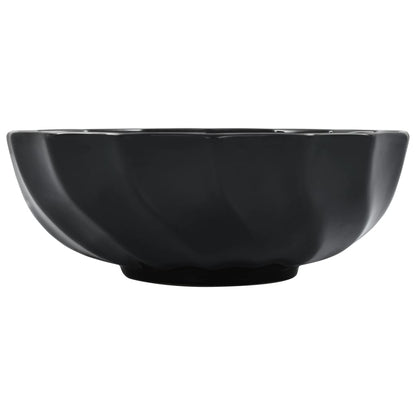 Baderomservant 46x17 cm keramikk svart