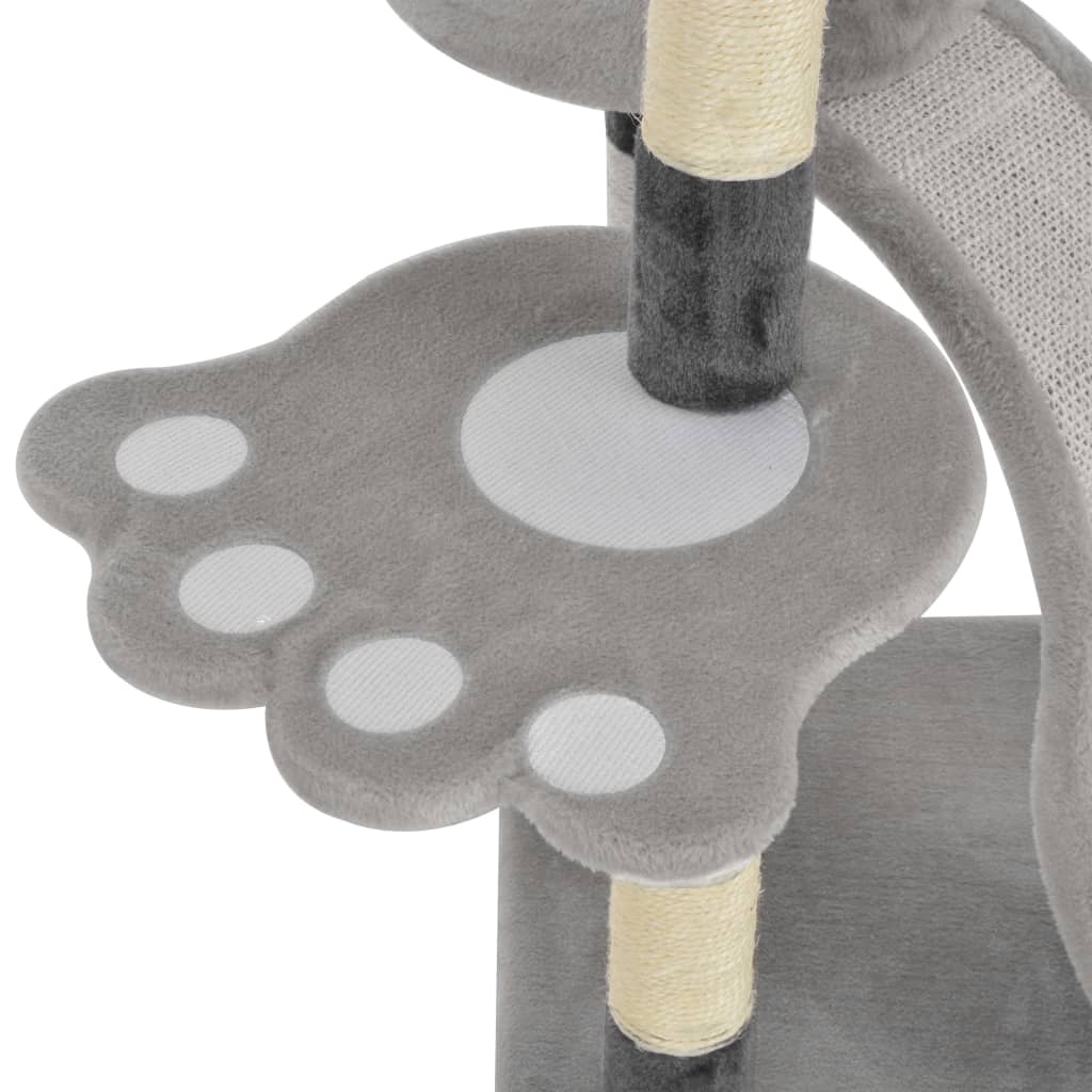 Kloretre med klorestenger av sisal Grå 145 cm