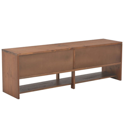 TV-Møbel Tre TV-benk med 4 skuffer 120x30x40 cm heltre gran