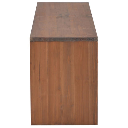TV-Møbel Tre TV-benk med 4 skuffer 120x30x40 cm heltre gran