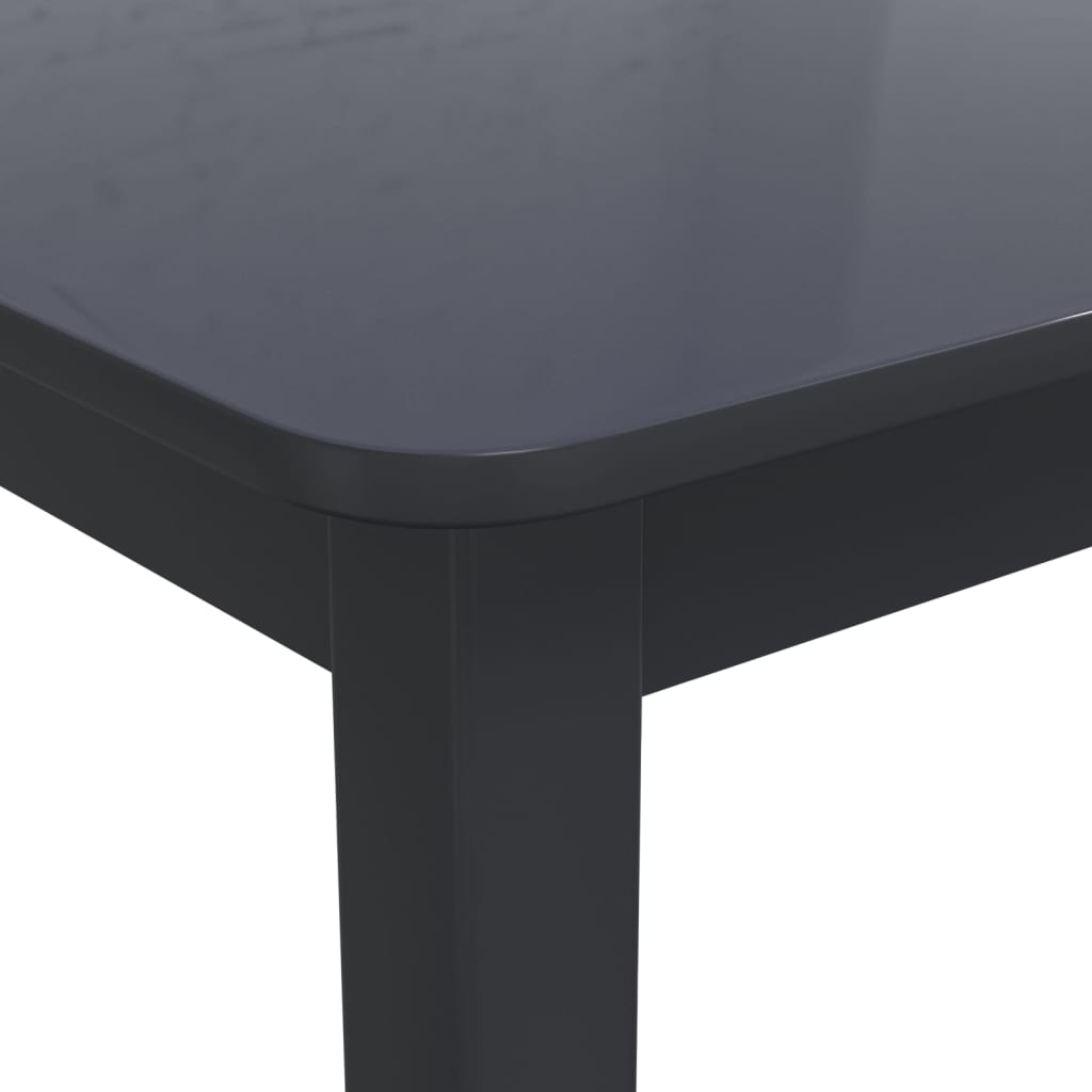 Spisebord Kjøkkenbord Svart 114x71x75 cm heltre gummitre