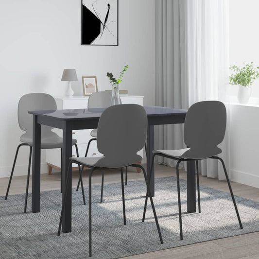 Spisebord Kjøkkenbord Svart 114x71x75 cm heltre gummitre