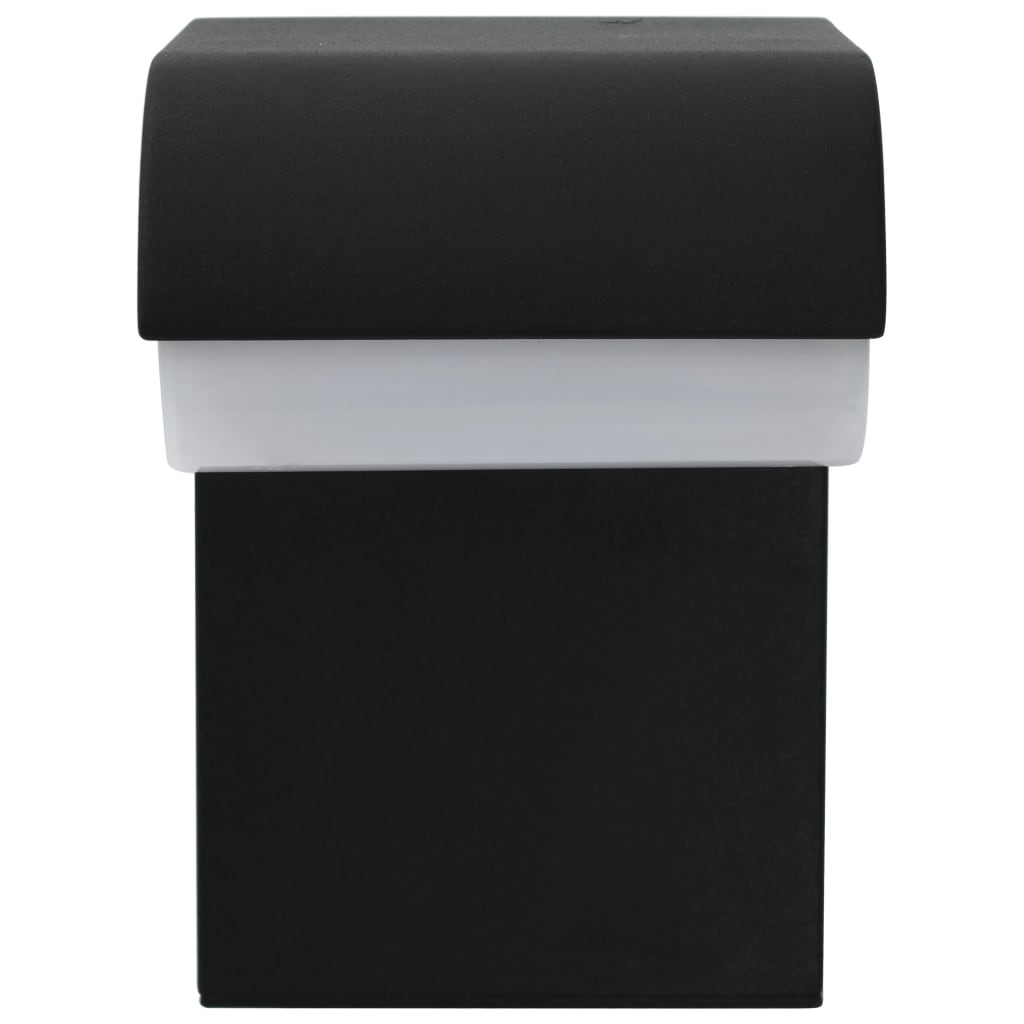 Hagebelysning Vegg El. LED vegglampe 9 W Svart oval