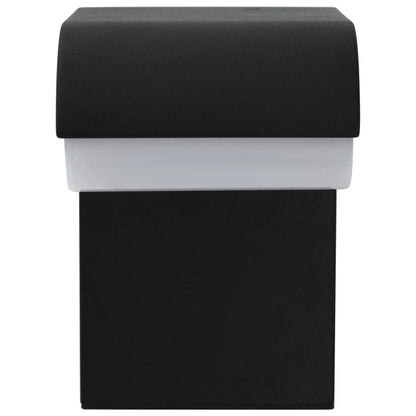 Hagebelysning Vegg El. LED vegglampe 9 W Svart oval