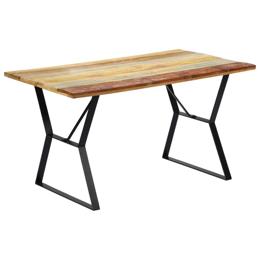 Spisebord Kjøkkenbord Tre 140x80x76 cm gjenvunnet heltre