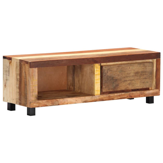 TV-Møbel Tre TV-benk gjenvunnet heltre 100x30x33 cm