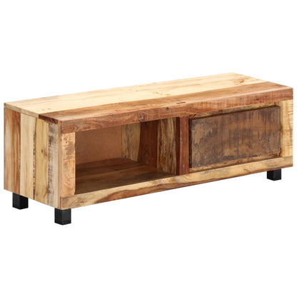 TV-Møbel Tre TV-benk gjenvunnet heltre 100x30x33 cm
