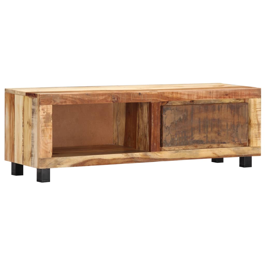TV-Møbel Tre TV-benk gjenvunnet heltre 100x30x33 cm