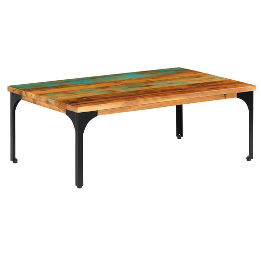 Salongbord Sofabord Tre Gjenvunnet Heltre 100x60x35 cm