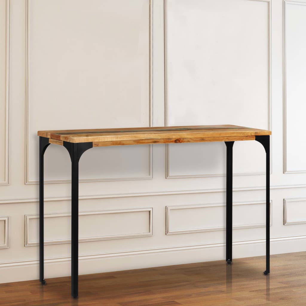 Avlastningsbord Konsollbord Tre 120x35x76 cm gjenvunnet heltre