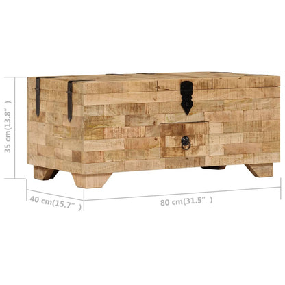Salongbord Sofabord Tre Heltre Mango 80x40x35 cm