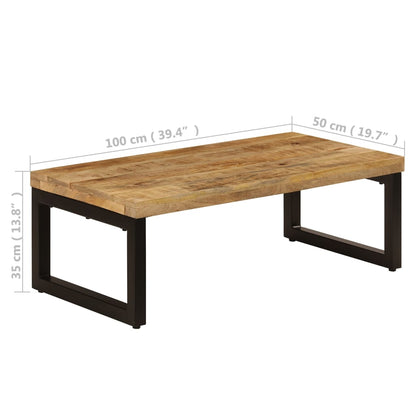 Salongbord Sofabord Tre Heltre Mango 100x50x35 cm