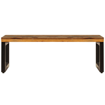 Salongbord Sofabord Tre Gjenvunnet Heltre 100x50x35 cm