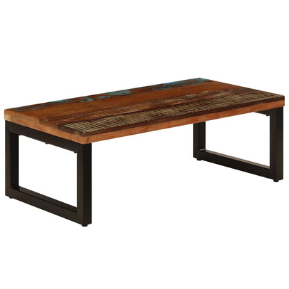 Salongbord Sofabord Tre Gjenvunnet Heltre 100x50x35 cm