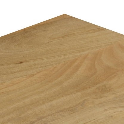 Salongbord Sofabord Tre 100x50x35 cm heltre mango og stål
