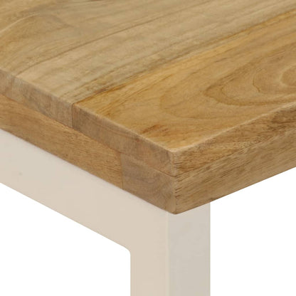 Salongbord Sofabord Tre 100x50x35 cm heltre mango og stål