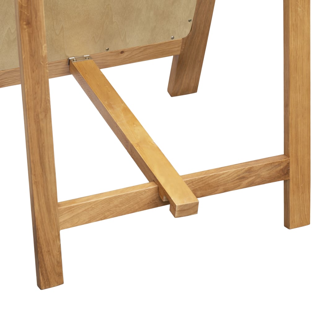 Veggspeil Frittstående 48x46,5x150 cm heltre eik