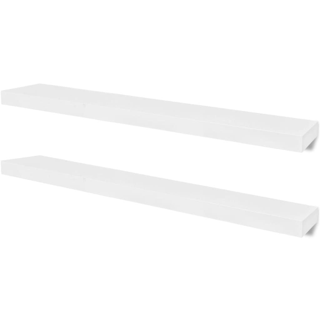 Vegghylle Hvit 4 stk 100 cm