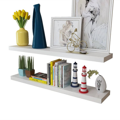 Vegghylle Hvit 4 stk 100 cm