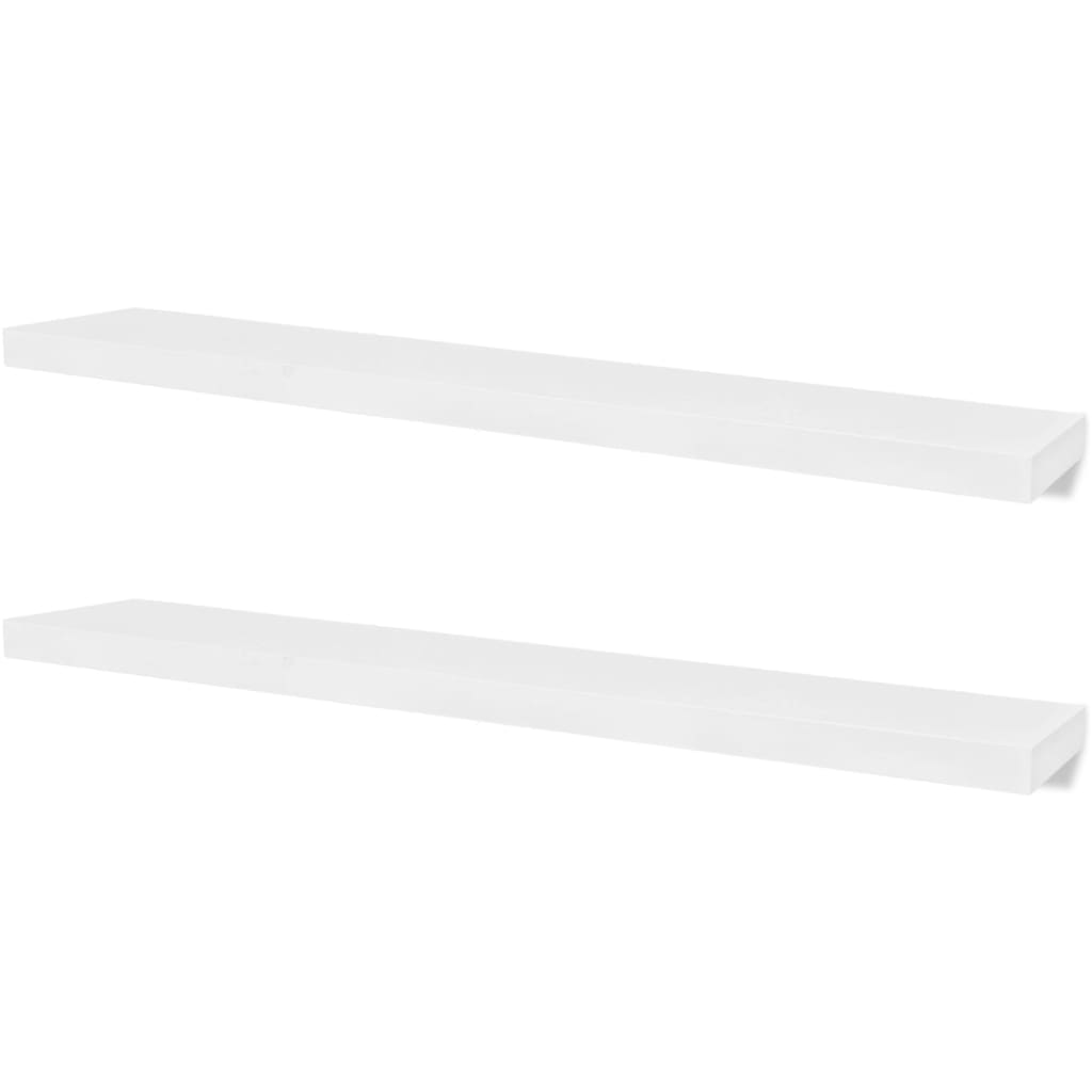 Vegghylle Hvit 4 stk 120 cm