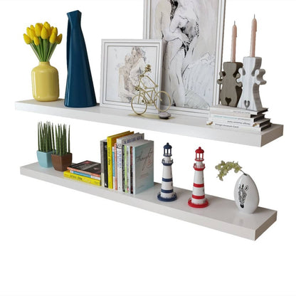 Vegghylle Hvit 4 stk 120 cm