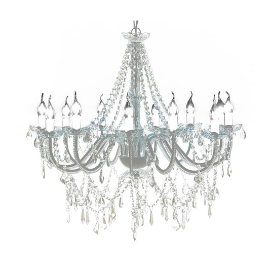 Taklampe Lysekrone med 1600 krystaller