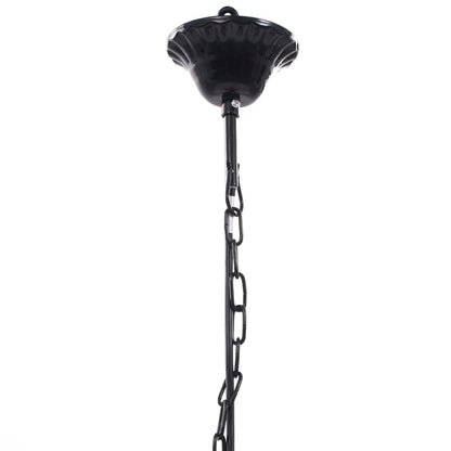 Taklampe lysekrone Svart 5 lyspærer