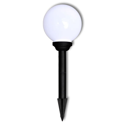 Hagebelysning Mark Solcelle LED-lamper for hagesti 3 stk 20 cm med jordplugg