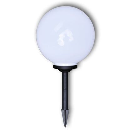Hagebelysning Mark Solcelle LED-lamper for hagesti 2 stk 30 cm med jordplugg