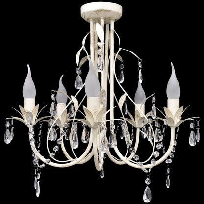 Taklampe Lysekrone elegant 5 lyspærer