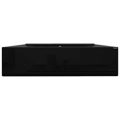 Baderomsvask Luksus keramisk 60x46cm Svart