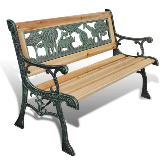 Hagebenk Tre for barn 84 cm tre