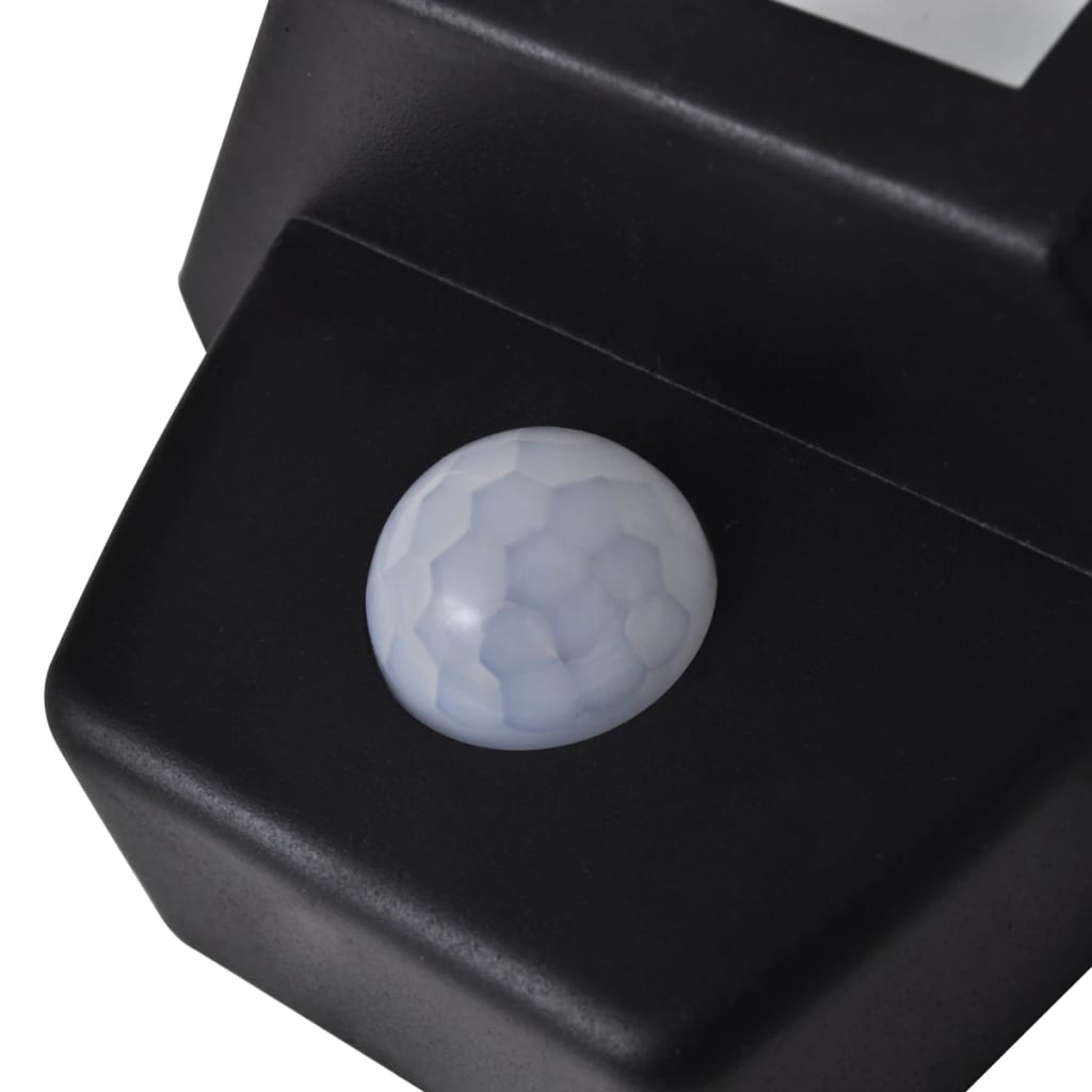 Hagebelysning Vegg Solcelle Soldreven vegglampe med bevegelsessensor 2 stk