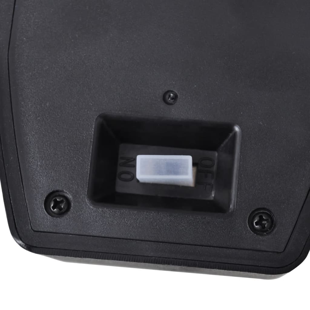 Hagebelysning Vegg Solcelle Soldreven vegglampe med bevegelsessensor 2 stk