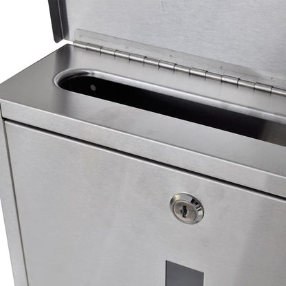Postkasse Rustfritt Stål 31 x 10,5 x 33,5 cm
