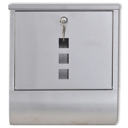 Postkasse Rustfritt Stål 31 x 10,5 x 33,5 cm