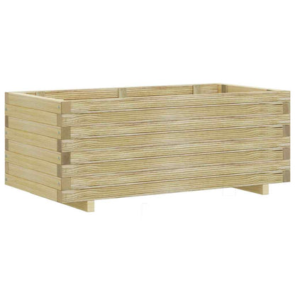 Høybed rektangulær 100x50x40 cm tre