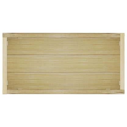 Høybed rektangulær 100x50x40 cm tre