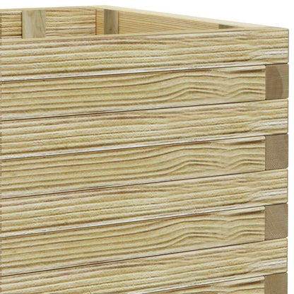 Høybed rektangulær 100x50x40 cm tre