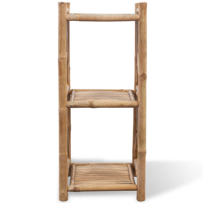 Hagebord Tre Firkantet bambushylle 3 lag