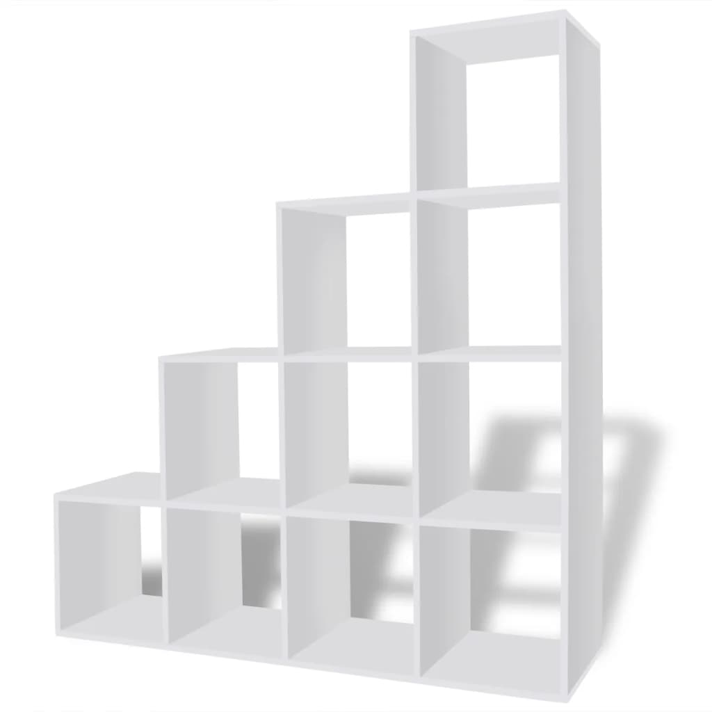 Bokhylle Hvit 142 cm