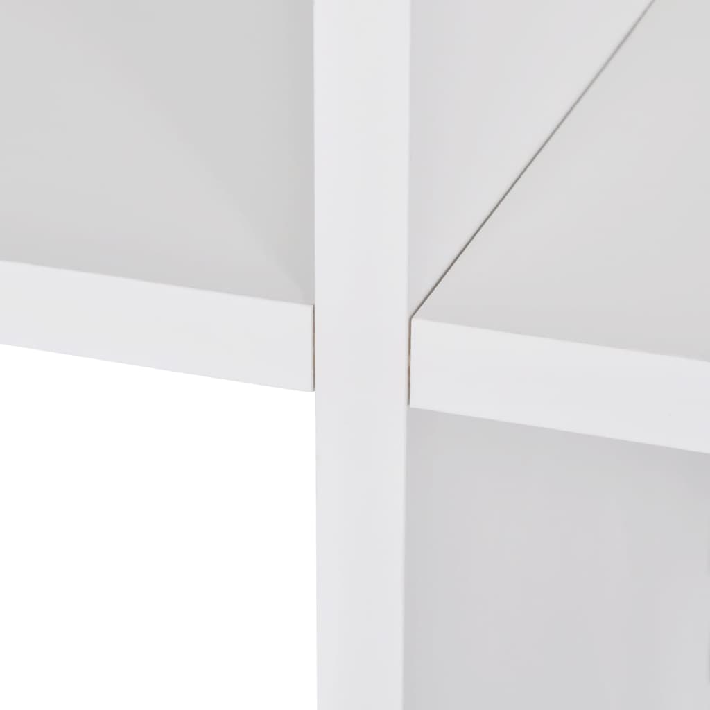 Bokhylle Hvit 142 cm