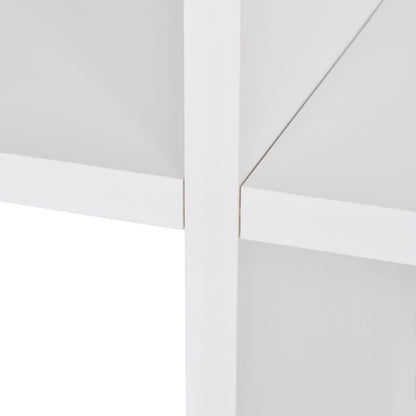 Bokhylle Hvit 142 cm