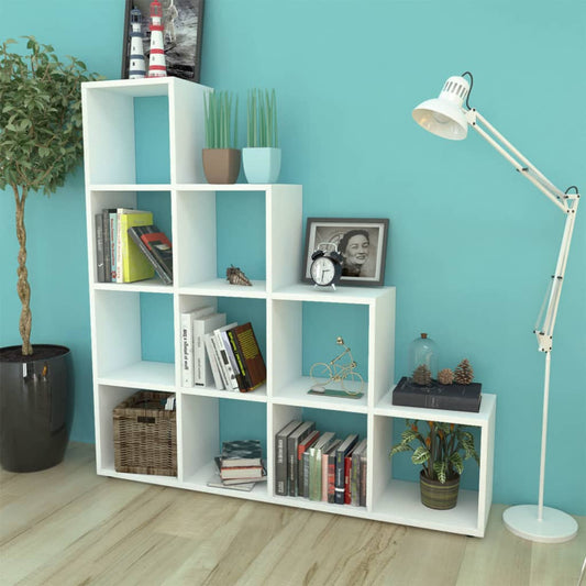Bokhylle Hvit 142 cm