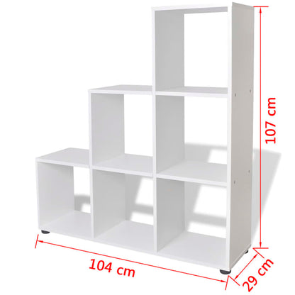 Bokhylle Hvit 107 cm