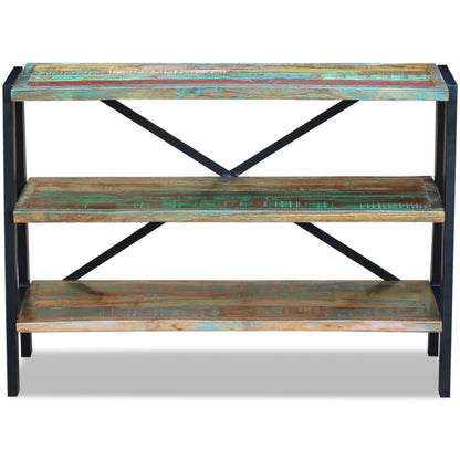 Skjenk Tre med 3 hyller gjenvunnet heltre