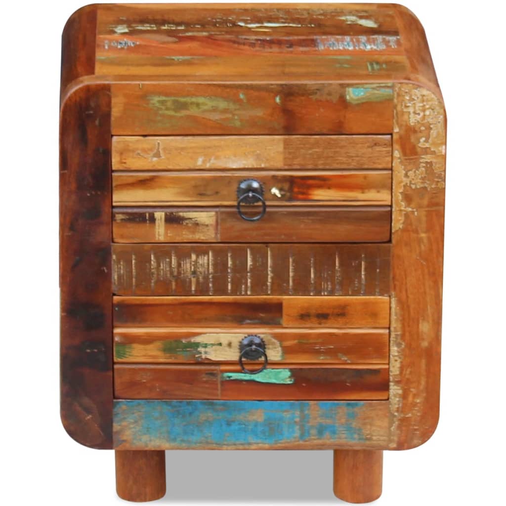 Nattbord Sengbord Tre Gjenvunnet Heltre 43x33x51 cm