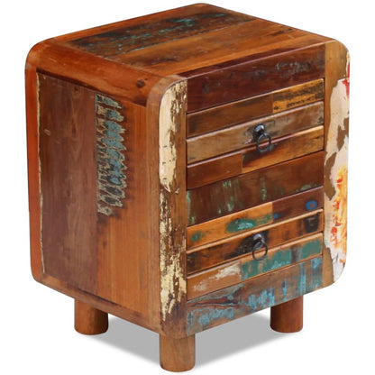 Nattbord Sengbord Tre Gjenvunnet Heltre 43x33x51 cm